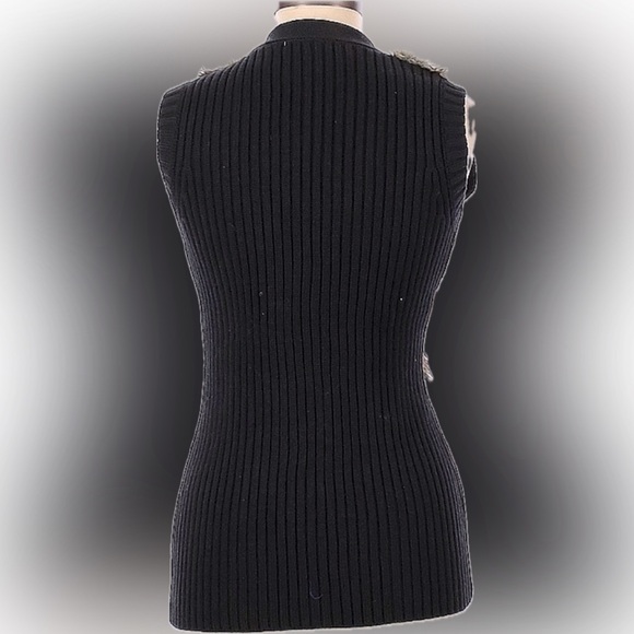 KONTROL Contemporary Faux Fur Vest - Picture 2 of 2